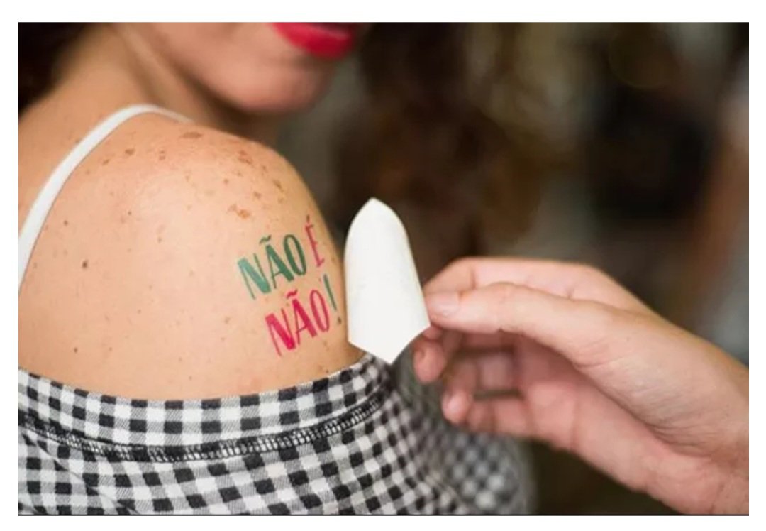 Não é não! Grupo irá espalhar tatuagens contra assédio no Carnaval